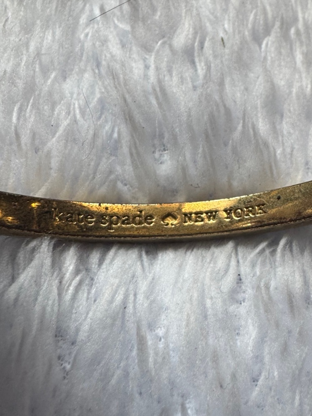Black and Gold Kate Spade Bangle Bracelet - Picture 2 of 5